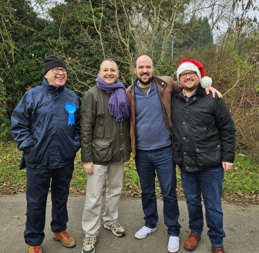 Cllr Ben Taylor and Cllr Mike Shirley With MP Alberto Costa