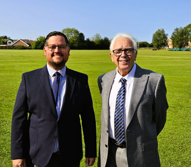 Cllr Ben Taylor and Cllr Mike Shirley