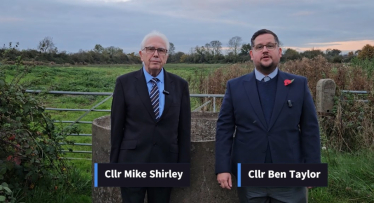 Cllr Ben Taylor and Cllr Mike Shirley